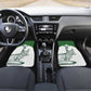 Custom Algeria Football Car Mats 2026 Go Greens Fennec With Islamic Pattern - African Pride