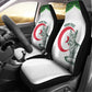 Custom Algeria Football Car Seat Cover 2026 Go Greens Fennec With Islamic Pattern - African Pride