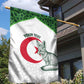 Custom Algeria Football Garden Flag 2026 Go Greens Fennec With Islamic Pattern - African Pride