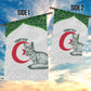Custom Algeria Football Garden Flag 2026 Go Greens Fennec With Islamic Pattern - African Pride