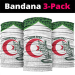 Custom Algeria Football Neck Gaiter 2026 Go Greens Fennec With Islamic Pattern - African Pride