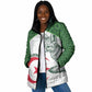 Custom Algeria Football Padded Jacket 2026 Go Greens Fennec With Islamic Pattern - African Pride