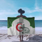 Custom Algeria Football Sarong 2026 Go Greens Fennec With Islamic Pattern - African Pride