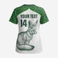 Custom Algeria Football Scrub Top 2026 Go Greens Fennec With Islamic Pattern - African Pride