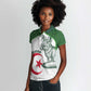 Custom Algeria Football Women Polo Shirt 2026 Go Greens Fennec With Islamic Pattern LT14