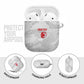 Custom Tunisia Football AirPods Case 2026 Eagles of Carthage White Grunge - African Pride