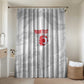 Custom Tunisia Football Bathroom Set 2026 Eagles of Carthage White Grunge - African Pride