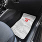 Custom Tunisia Football Car Mats 2026 Eagles of Carthage White Grunge - African Pride