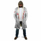 Custom Tunisia Football Cloak 2026 Eagles of Carthage White Grunge - African Pride