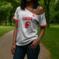 Custom Tunisia Football Cross Shoulder Shirt 2026 Eagles of Carthage White Grunge - African Pride