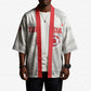 Custom Tunisia Football Kimono 2026 Eagles of Carthage White Grunge - African Pride