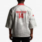 Custom Tunisia Football Kimono 2026 Eagles of Carthage White Grunge - African Pride