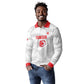 Custom Tunisia Football Long Sleeve Polo Shirt 2026 Eagles of Carthage White Grunge - African Pride