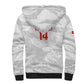 Custom Tunisia Football Sherpa Hoodie 2026 Eagles of Carthage White Grunge - African Pride
