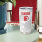Custom Tunisia Football Tumbler Cup 2026 Eagles of Carthage White Grunge - African Pride