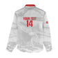 Custom Tunisia Football Women Casual Shirt 2026 Eagles of Carthage White Grunge - African Pride