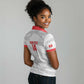 Custom Tunisia Football Women Polo Shirt 2026 Eagles of Carthage White Grunge LT14
