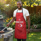 Custom Tunisia Football Apron 2026 Eagles of Carthage Red Grunge - African Pride