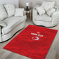 Custom Tunisia Football Area Rug 2026 Eagles of Carthage Red Grunge - African Pride