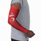Custom Tunisia Football Arm Sleeves 2026 Eagles of Carthage Red Grunge - African Pride