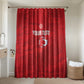 Custom Tunisia Football Bathroom Set 2026 Eagles of Carthage Red Grunge - African Pride