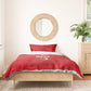 Custom Tunisia Football Bedding Set 2026 Eagles of Carthage Red Grunge - African Pride