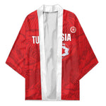 Custom Tunisia Football Kimono 2026 Eagles of Carthage Red Grunge - African Pride