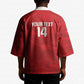 Custom Tunisia Football Kimono 2026 Eagles of Carthage Red Grunge - African Pride