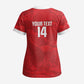 Custom Tunisia Football Scrub Top 2026 Eagles of Carthage Red Grunge - African Pride