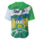 Personalised Afro Sierra Leone Baseball Jersey Chimp With Drum - Happy Independence Day
