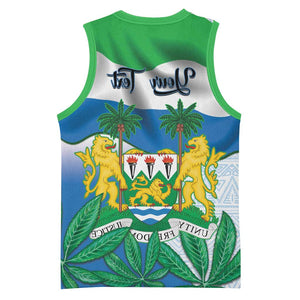 Personalised Afro Sierra Leone Basketball Jersey Chimp With Drum - Happy Independence Day - African Pride