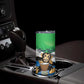 Personalised Afro Sierra Leone Skinny Tumbler Chimp With Drum - Happy Independence Day