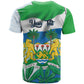 Personalised Afro Sierra Leone T shirt Chimp With Drum - Happy Independence Day