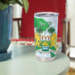Personalised Afro Sierra Leone Tumbler Cup Chimp With Drum - Happy Independence Day