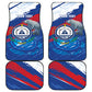 Personalized Cape Verde Independence Day Car Mats 51st Anniversary Manatee Coat Of Arms