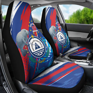 Cape Verde Independence Day Car Seat Cover 51st Anniversary Manatee Coat Of Arms