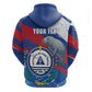 Personalized Cape Verde Independence Day Hoodie 51st Anniversary Manatee Coat Of Arms