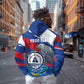 Personalized Cape Verde Independence Day Hoodie 51st Anniversary Manatee Coat Of Arms