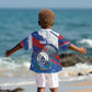 Personalized Cape Verde Independence Day Kid Hawaiian Shirt 51st Anniversary Manatee Coat Of Arms