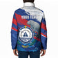 Personalized Cape Verde Independence Day Padded Jacket 51st Anniversary Manatee Coat Of Arms