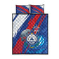 Cape Verde Independence Day Quilt Bed Set 51st Anniversary Manatee Coat Of Arms
