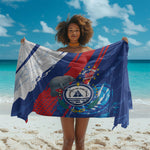 Cape Verde Independence Day Sarong 51st Anniversary Manatee Coat Of Arms
