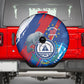 Cape Verde Independence Day Spare Tire Cover 51st Anniversary Manatee Coat Of Arms