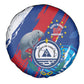 Cape Verde Independence Day Spare Tire Cover 51st Anniversary Manatee Coat Of Arms