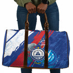 Cape Verde Independence Day Travel Bag 51st Anniversary Manatee Coat Of Arms