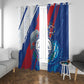 Cape Verde Independence Day Window Curtain 51st Anniversary Manatee Coat Of Arms