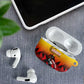Uganda Basketball Custom AirPods Case Come On Silverbacks African Pattern