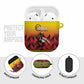 Uganda Basketball Custom AirPods Case Come On Silverbacks African Pattern