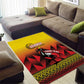 Afro Basketball Custom Uganda Area Rug Come On Silverbacks African Pattern - African Pride