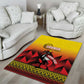 Afro Basketball Custom Uganda Area Rug Come On Silverbacks African Pattern - African Pride